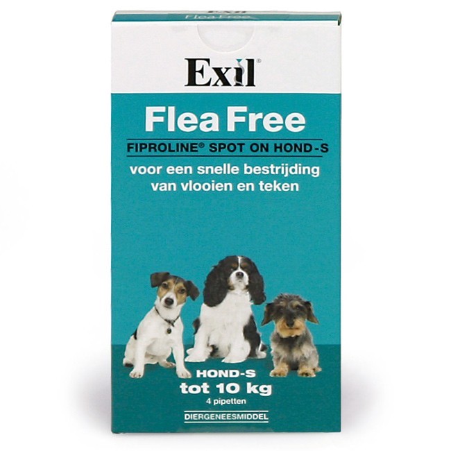 Exil Flea Free Spot on hond S