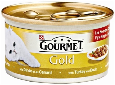 Gourmet Gold Brokjes in saus Kalkoen en Eend