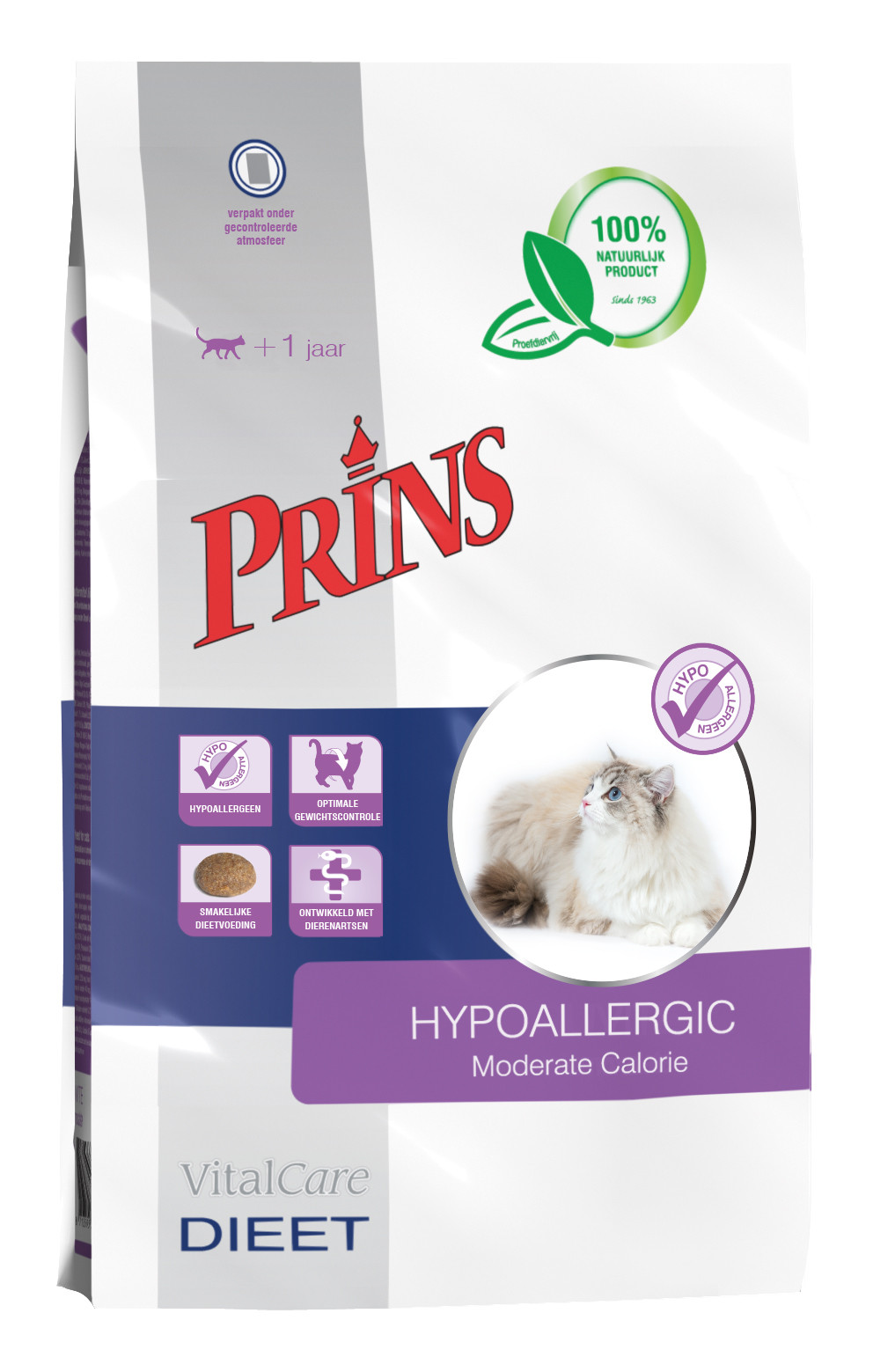 Prins VitalCare Diet Hypoallergic Moderate Calorie kattefoder