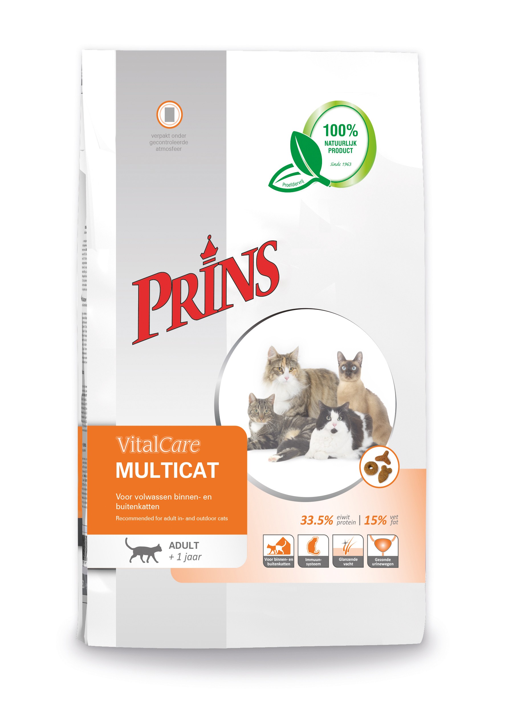 Prins VitalCare Multicat kattefoder