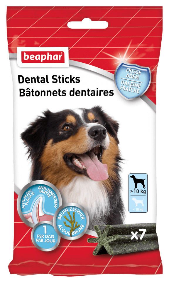 Beaphar Dental Sticks til mellemstore/store hunde