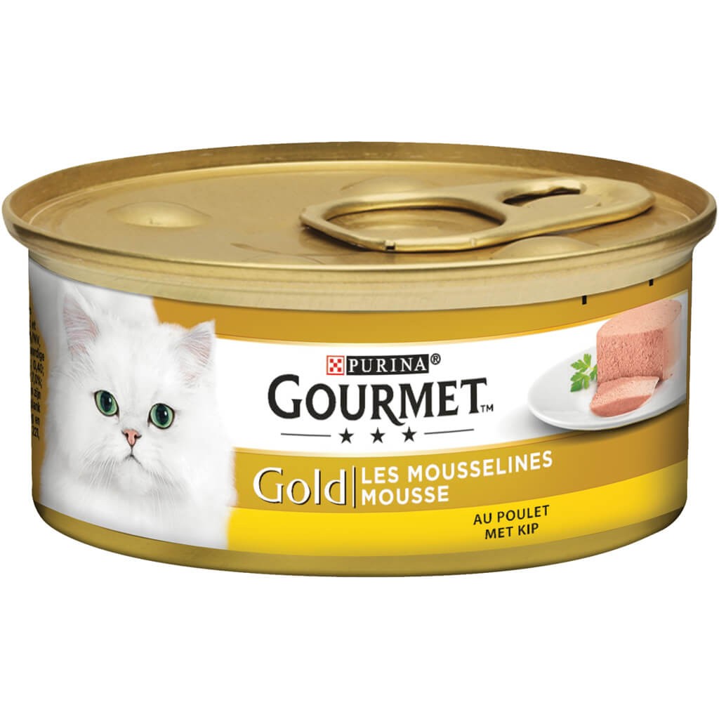 Gourmet Gold Mousse med kylling vådfoder til katte (85 g)