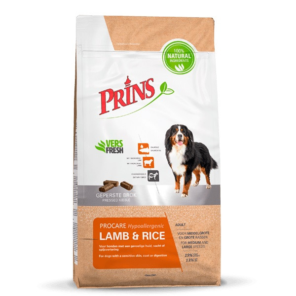 Prins ProCare Hypoallergenic med lam og ris hundefoder