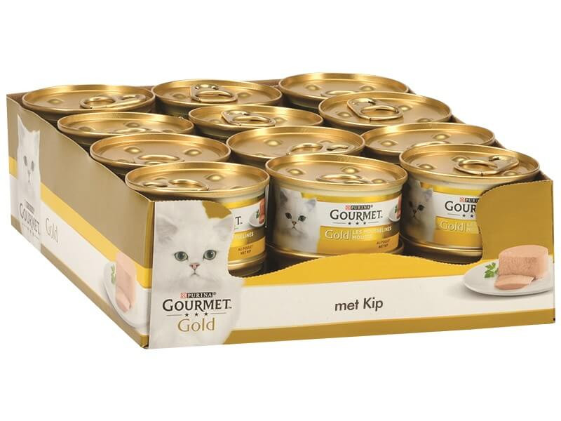 Gourmet Gold Mousse med kylling vådfoder til katte (85 g)