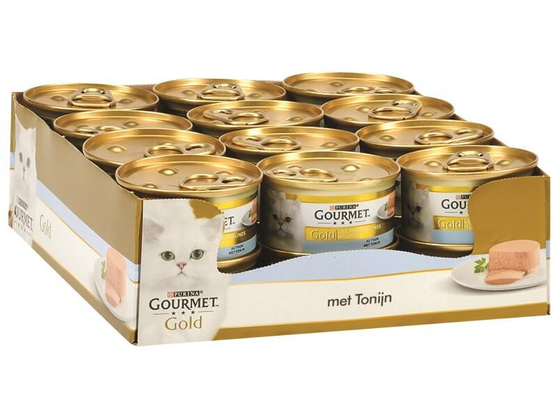 Gourmet Gold Mousse med tunfisk vådfoder til katte (85 g)