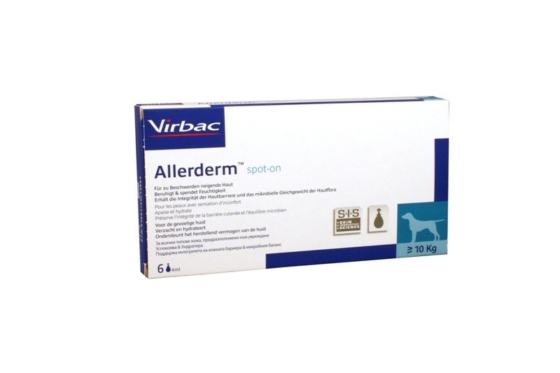 Virbac Allerderm Spot-on voor honden vanaf 10 kg