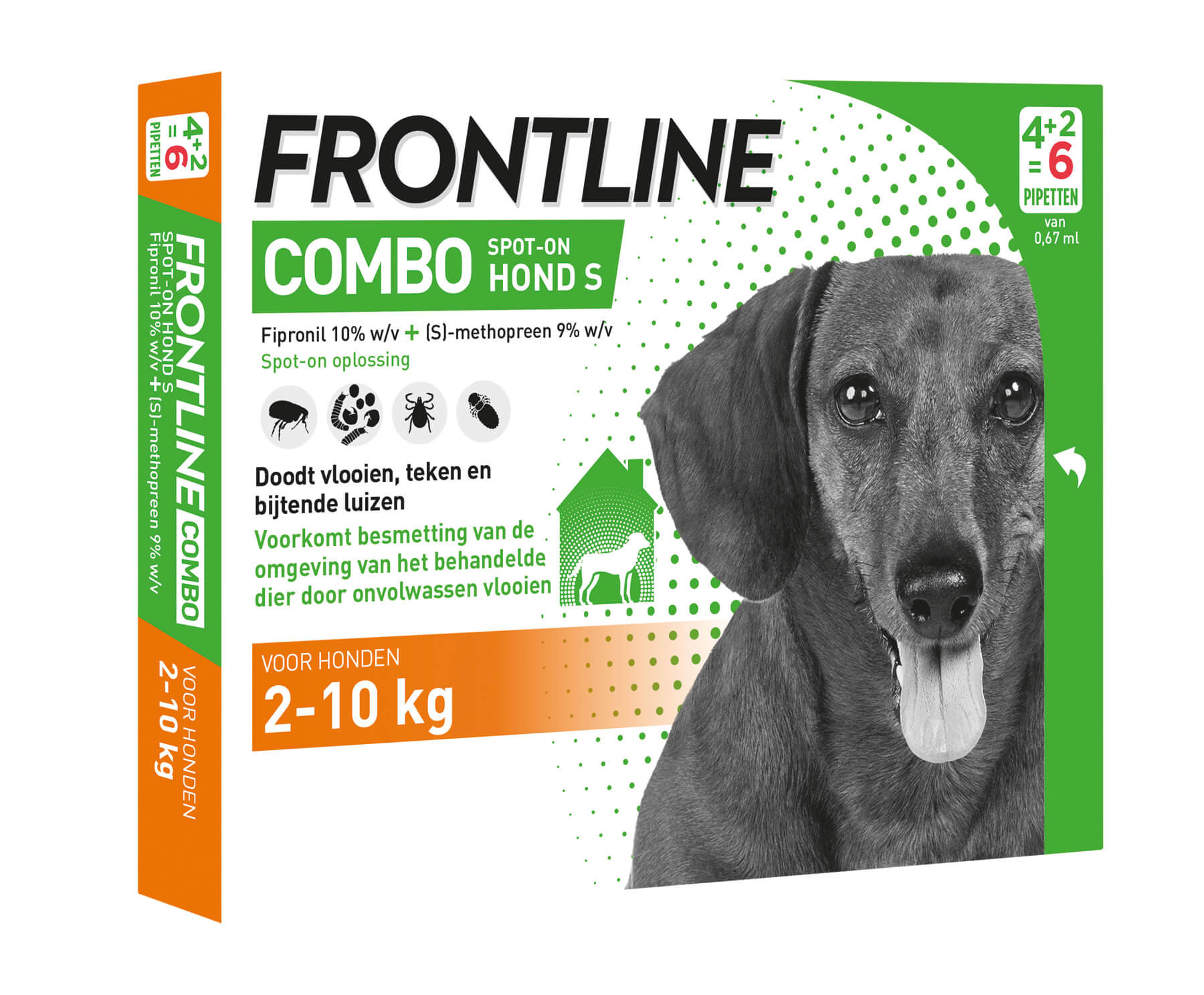 Frontline Combo Spot On hond S / 2-10 kg