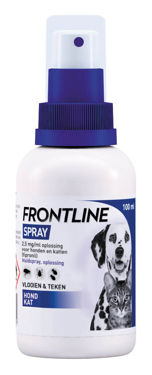 Frontline Handpompspray tegen vlooien & teken bij hond of kat