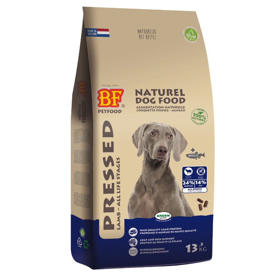 BF Petfood lam presset hundefoder