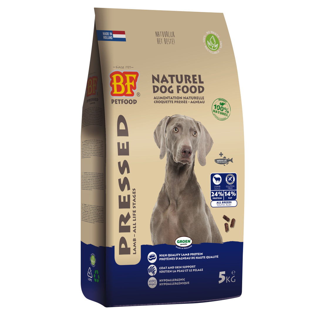 BF Petfood lam presset hundefoder