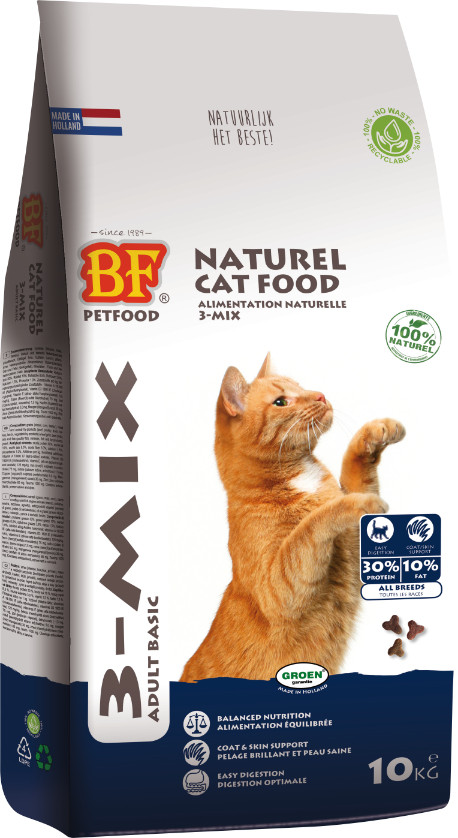 BF Petfood 3-Mix Adult kattefoder