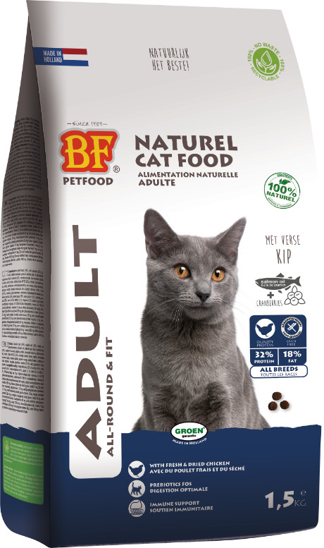 BF Petfood Adult Allround & Fit kattefoder