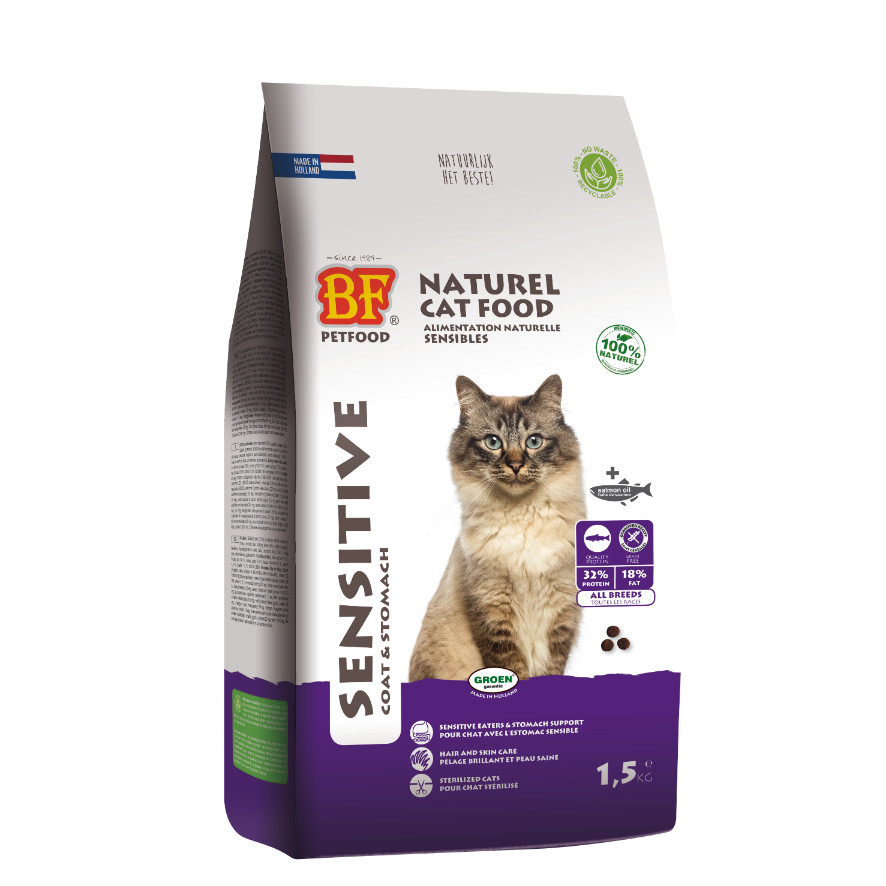 BF Petfood Sensitive Coat & Stomach kattefoder