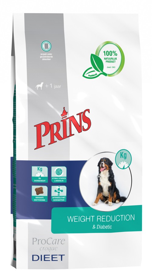 Prins Procare Croque Dieet Weight Reduction & Diabetic voor de hond