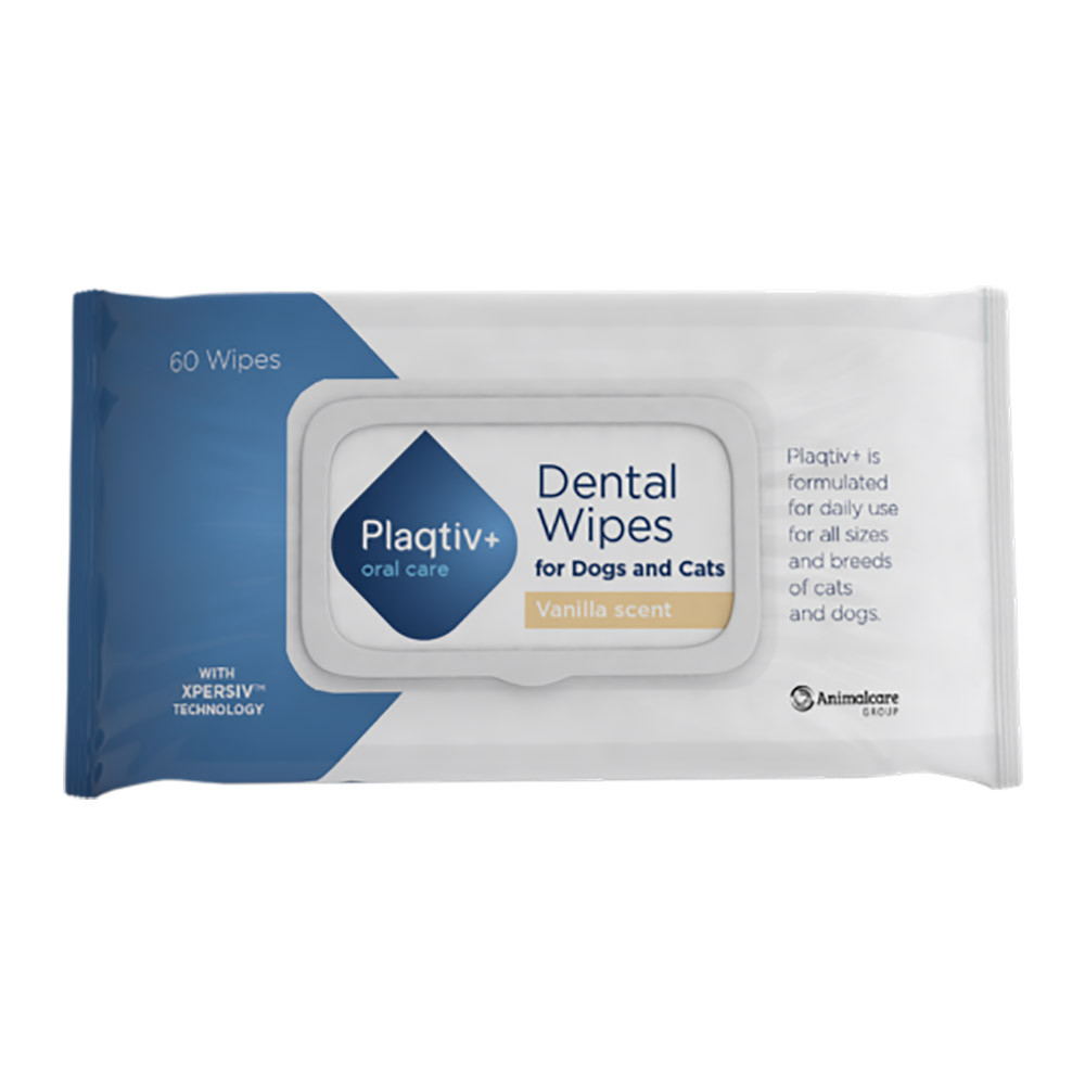 Plaqtiv+ Dental Wipes tandverzorging voor hond en kat