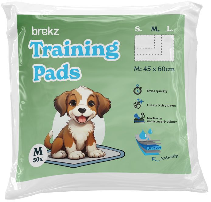 Brekz puppy training pads M (30 stuks)