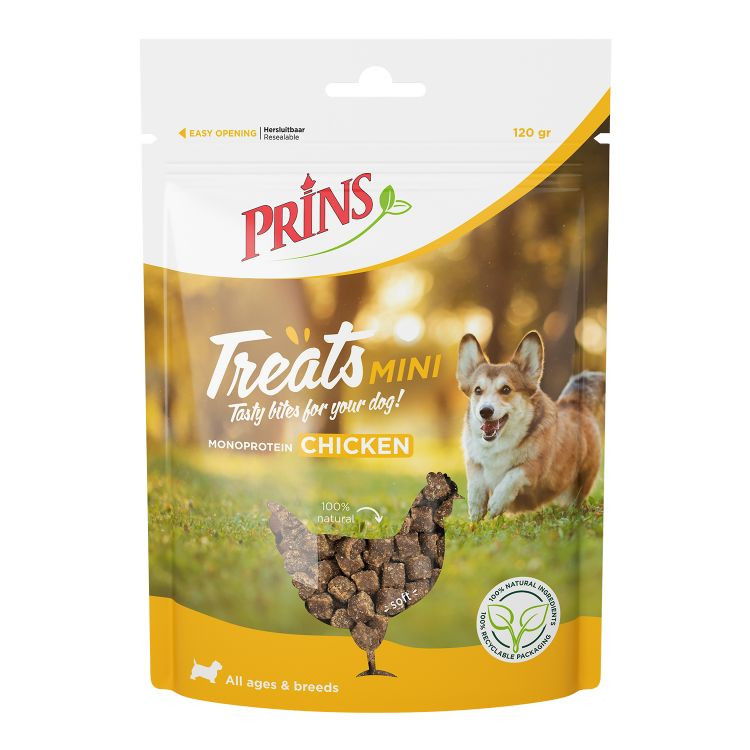 Prins Treats Mini Chicken hondensnack (120g)