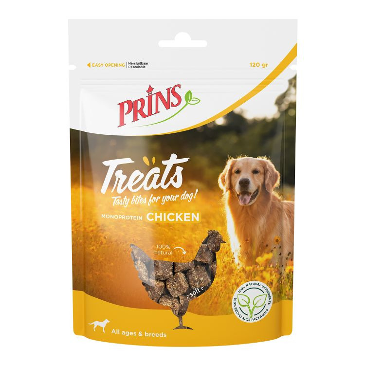 Prins Treats Chicken hondensnack (120g)