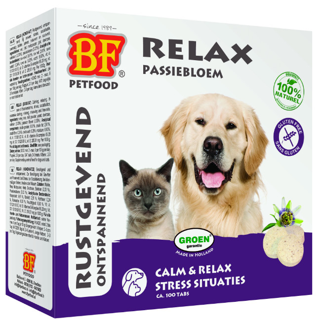 BF Petfood Relax tabletter til hund og kat