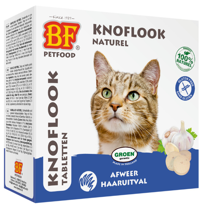 BF Petfood Tabletter med hvidløg Naturel til katte