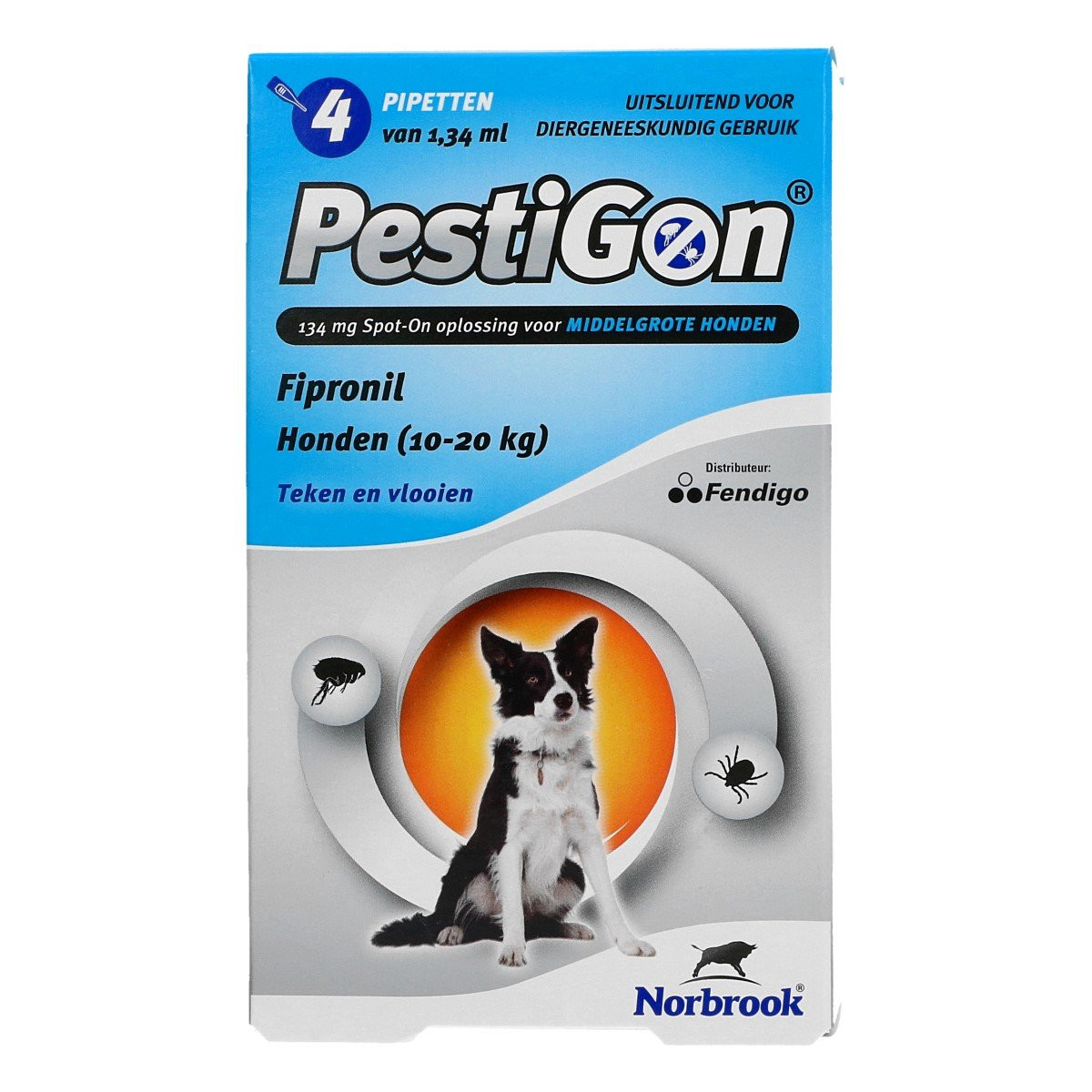 Pestigon Spot-On voor honden van 10 tot 20 kg