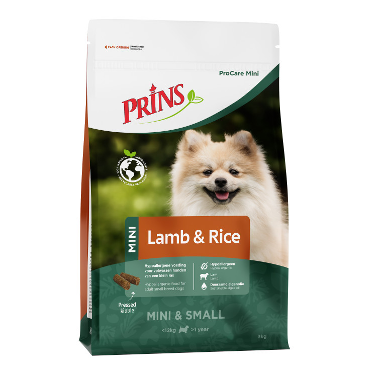 Prins ProCare Mini med lam og ris hundefoder