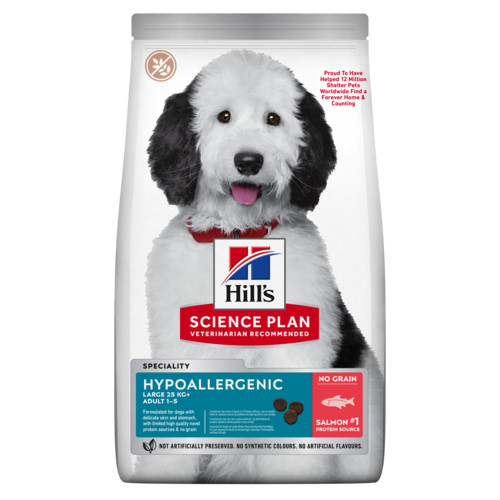 Hill's Adult Large Hypoallergenic hundefoder med laks