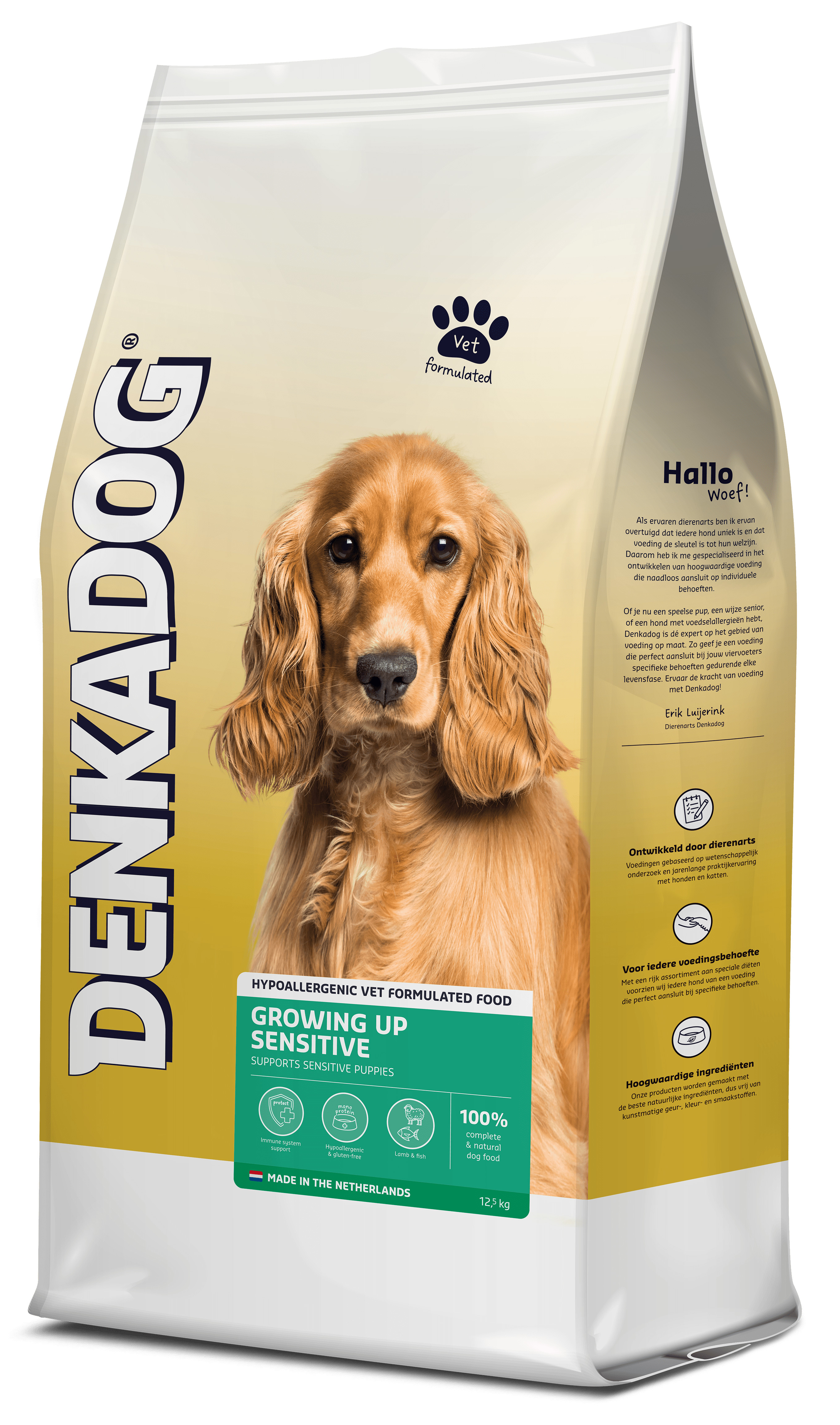 Denkadog Growing Up Sensitive hundefoder