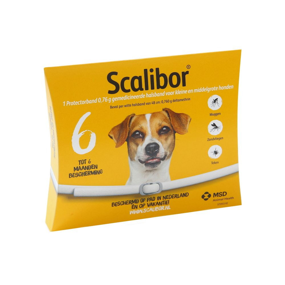 Scalibor Protectorband mod flåter, fluer og myg S/M til hunde