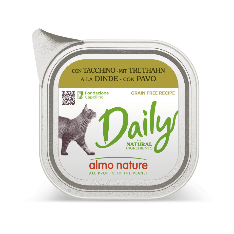 Almo Nature Daily met Kalkoen 100 gram