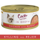 Cadilo Daily Delights - kylling med rejer i bouillon - vådfoder til katte (70g)