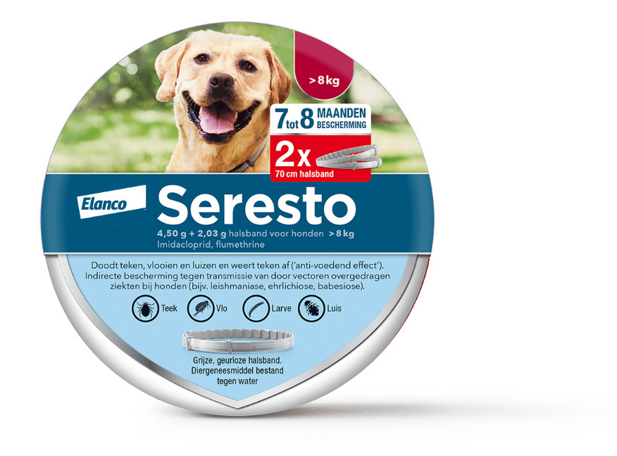 Seresto halsband grote hond (vanaf 8 kg)