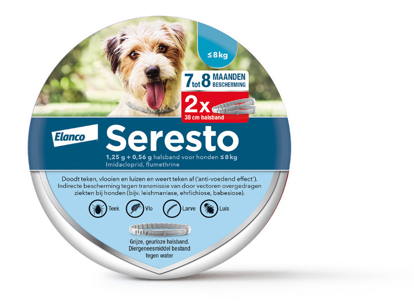 Seresto halsband kleine hond (tot 8 kg)