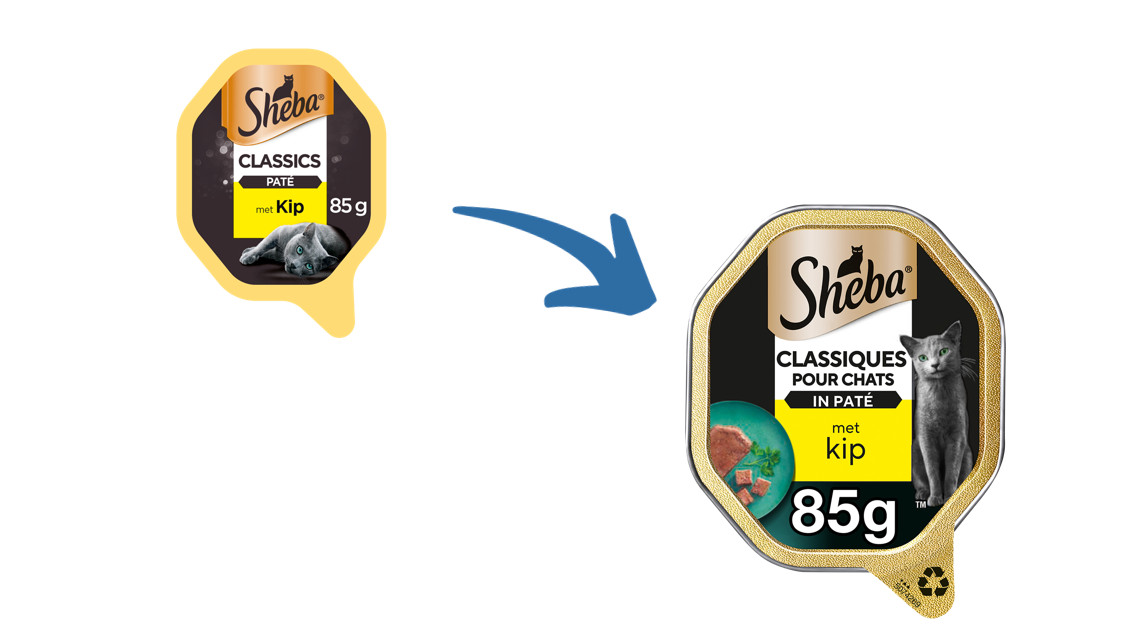 Sheba Classics paté med kylling vådfoder til katte (bakker 85 g)