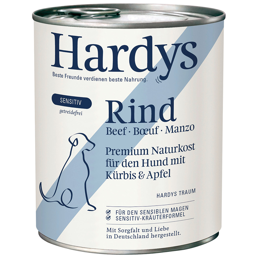 Hardys Sensitiv Rund met pompoen en appel natvoer hond