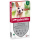 Advantix 40/200 loppemiddel til hunde (til 4 kg)