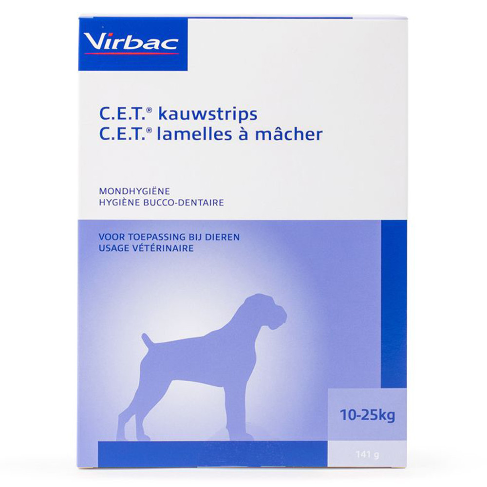 Virbac C.E.T. Kauwstrips hond 10-25 kg