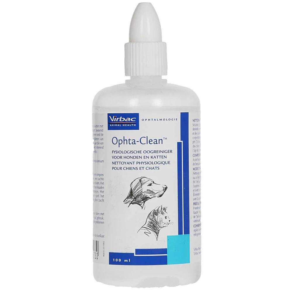 Virbac Ophta-Clean oogreiniger hond en kat