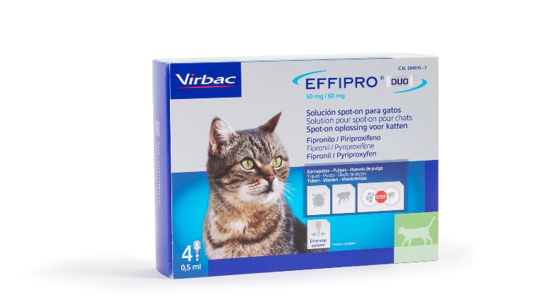 Effipro Duo Spot-on voor katten tot 6 kg