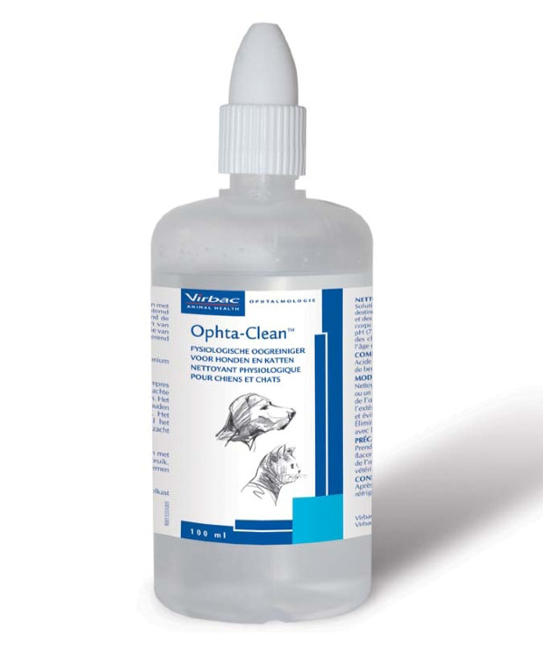 Virbac Ophta-Clean oogreiniger hond en kat