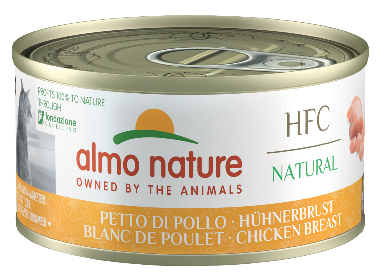 Almo Nature HFC Natural kyllingebryst vådfoder til katte (70 g)